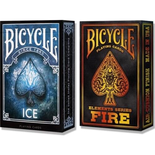 Bicycle Fire Elements Series Playing Cards Deck Collectable Poker Limited Edition Sealed Magic Cards Magic Tricks Props