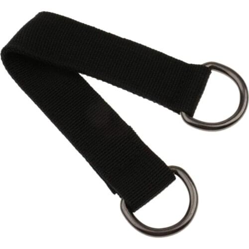 1 Pc Dumbbell Strap Barbell Strap Rope Handles Belt Multifunction Fitness Equipment Hook Ring Hanging Belt with Hook