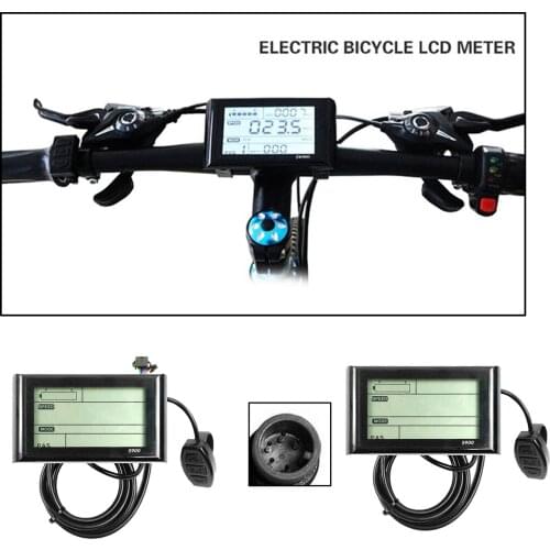 36V 48V Electric Bicycle LCD Meter Panel Display Bike Conversion Cycling Waterproof