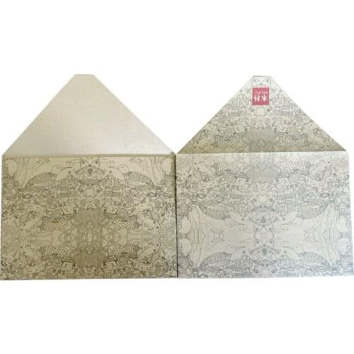 50 Pcs/lot Vintage Kraft Envelope Postcards Greeting Card Cover Brown Kraft Envelopes Zakka Invitation Supplies