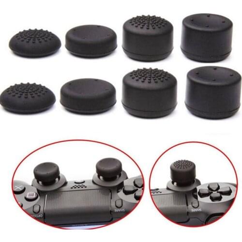 New 8Pcs Silicone Thumb Stick Grip Cover Cap Joystick for PS4 FPS Game Analog Controller Playstation 4
