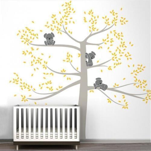 Large Size Koala Tree Wall Stickers Nontoxic PVC Removable Wall Decal Decor Baby Kids Room Hot Sale Wallpaper Poster D503C