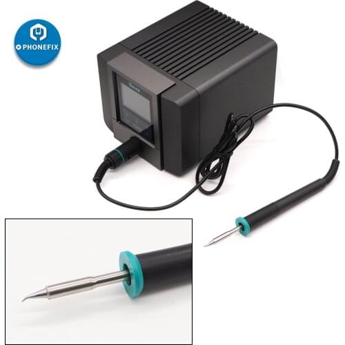QUICK TS1200A Intelligent Lead Free BGA Soldering Iron Station Digital LED Display with 1 Iron Tip for Phone Motherboard Repair