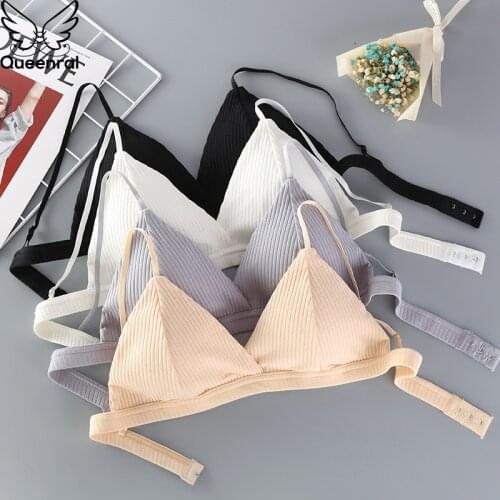Queenral Push Up Bras For Women Underwear Lingerie Bralette Soutien Gorge Femme BH Seamless Brassiere Wire Free Comfort Bra
