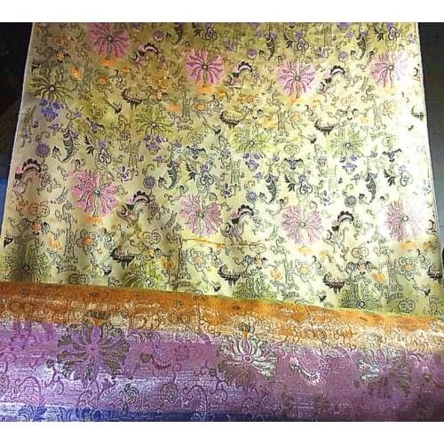 Double-sided embroidery Vintage Printing Pattern Natural Purl Cotton Linen Fabric 70X100CM Quilting Patchwork Sewing Diy Cloth