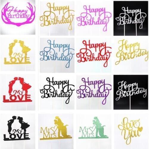 Cupcake Topper Princess Birthday Party Decorations Adult One Cake Topper Wedding Baby Boy Party Decoration Party Supplies Topper