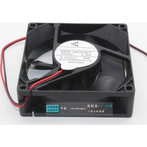 Melco MMF-08C24DS Server Cooling Fan 24VDC 0.12A 80x80x25mm 2-wire