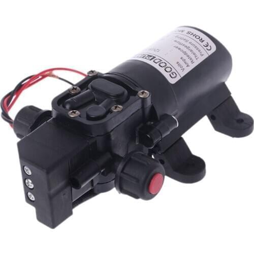DC 12V 130PSI 6L/Min Water High Pressure Diaphragm Self Priming Pump 70W Dropshipping