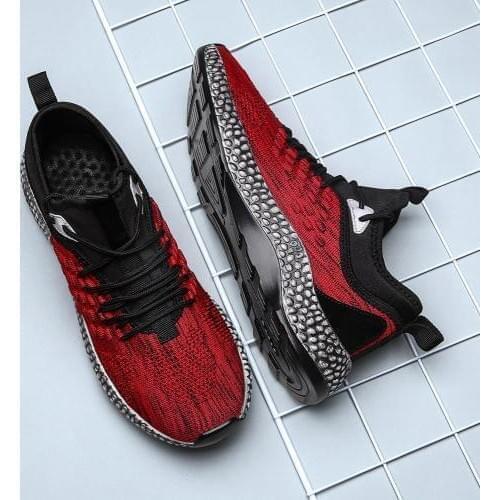 Four seasons Men sneakers New anti-skid Wear-resistant jogging walking shoes Breathable mesh design lightweight Running shoes