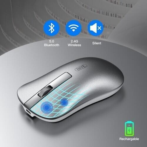 Bluetooth Mouses Wirless Gaming Mouse for Macbook Mause Teclado Pc Computer Mice 2.4Ghz USB Optical Rechargeable Silent Muis