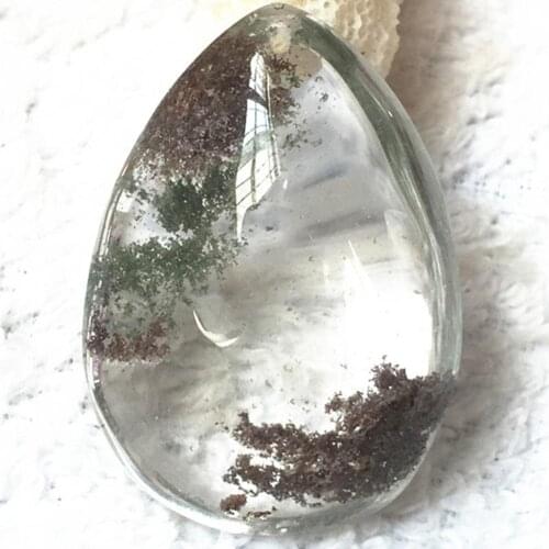 Natural Ghost Phantom High Quality Quartz Crystal Gem Specimen Healing Stone Pendant Home Decoration Accessories Drop Shipping