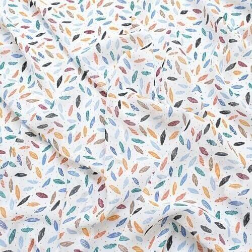 New high-viscosity chiffon fabric printing fabrics in spring and summer white background color graffiti style is soft