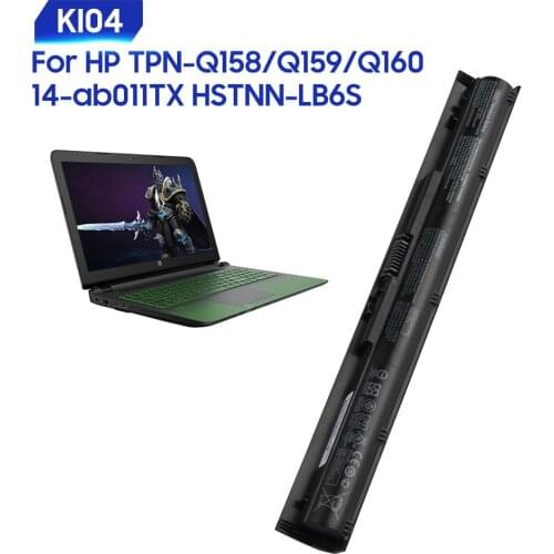 Original Replacement Battery For HP TPN-Q158/Q159/Q160 HSTNN-LB6S 14-ab011TX KI04 Genuine Laptop Battery 2670mAh