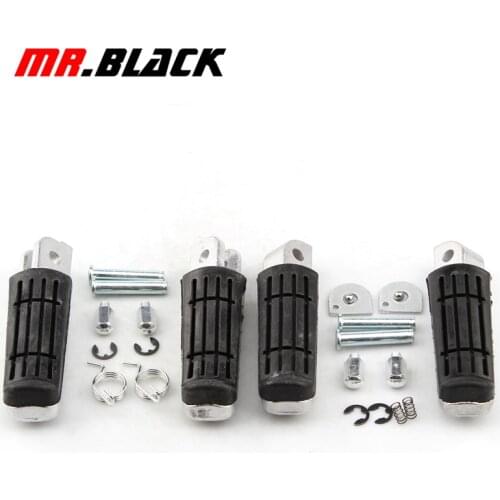 Foot Pegs Pedal Rest Front and Rear Footpegs Footrest For YAMAHA FJR1300 FZ400 FZ6R XJR400 XJR1200 XJR1300 XJ6 FZ6N FZ6 FZ1