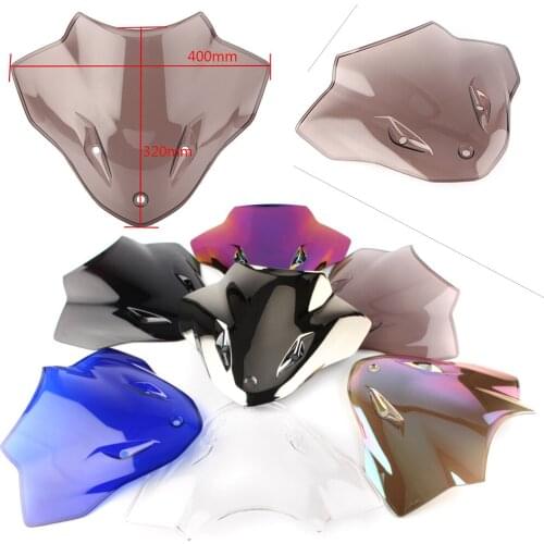 S1000R Motorcycle Windshield Windscreen Double Bubble For BMW S1000 R 2014 2015 2016 2017 2018 ABS Plastic