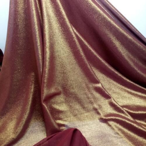 Bronzing dress chiffon dancing cosplay fabric soft droping bronzed breathable DIY dress fabric 1 meter