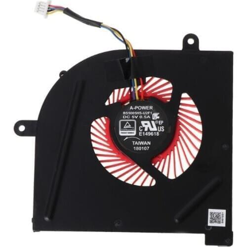 Laptop GPU CPU Cooling Fan for MSI GS63VR GS63 GS73 GS73VR MS-17B1 Stealth Pro CPU BS5005HS-U2F1 GPU BS5005HS-U2L1 Cooler H4GA