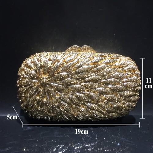 XIYUAN New design clutch evening bags brand designer women purse soiree pochette Rhinestones crystal party clutch bags wedding