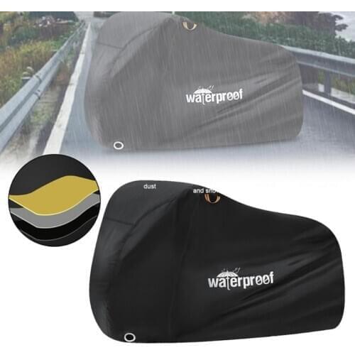 Outdoor Bike Cover MTB Road Bicycle Protector Case Protective Gear Dustproof Waterproof UV Protection Shelter with Lock Hole