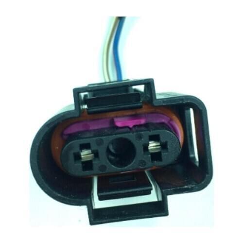 10/20/50/100pcs 1K0973202 1J0 973 202 A3 A4 A6 A8 Seat 2 pin Electrical Connector Plug Pigtail with 15cm 18AWG wire
