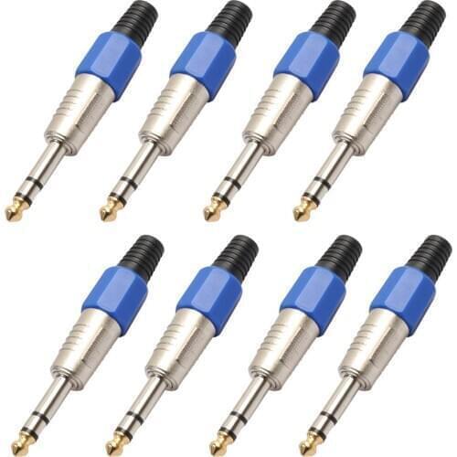 6.5MM Male to 3.5MM Female Jack Plug Audio Headset Microphone Guitar Recording Adapter 6.5 3.5 Converter Aux Cable Gold Plated