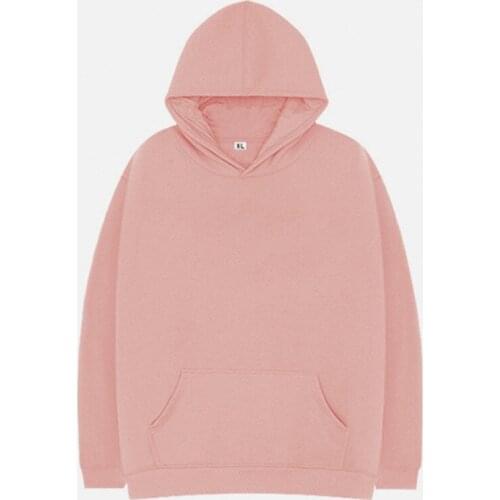 #7093 Pink Black Green Gray Solid Hoodies Sweatshirt Tops Pullovers Men Women Autumn Fashion Casual Loose Long Sleeves Coat Top