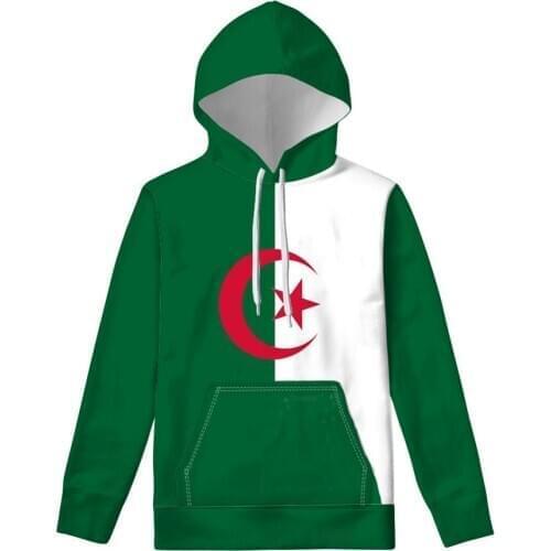 ALGERIA hoodie free custom made name number dza sweatshirt islam diy arabic algerie arab print text word flag photo clothing
