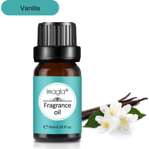 Inagla Jasmine Fragrance Oil 10ml Essential Oils For Air Fresh Oil Diffuser Candles Soap Perfume Making Orange Peppermint Coffee