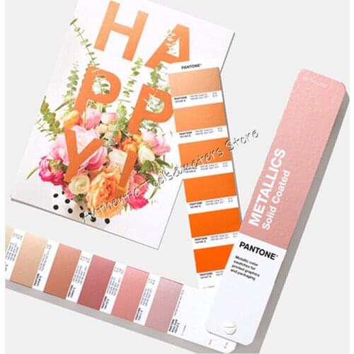 Original GG1507A Pantone Metallics Guide Color Card C Card Metallic