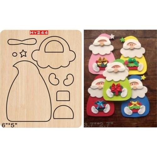 Santa Claus 2019 new wooden mould cutting dies for scrapbooking Thickness/15.8mm