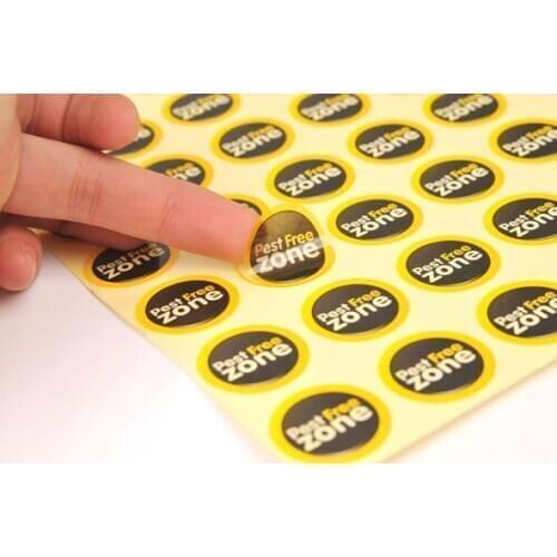 Customized clear logo printing beer bottle label,adhesive clear vinyl label sticker for nail polish bottles ---PX8050