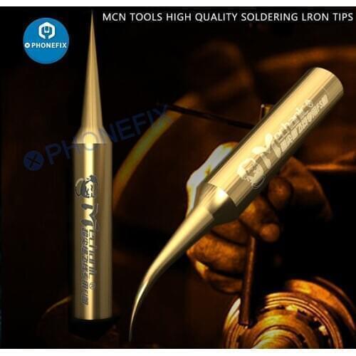 MECHANIC Fly Line Tip Professional Pure Copper Welding Head For 936 Soldering Station Special Solder Tip Durable Iron Tips
