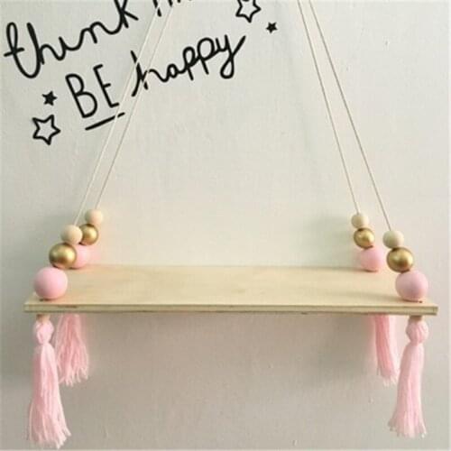 Rack christmas Nordic wood Wall Hanging hanger Board Child room decoration photography Home craft DIY INS