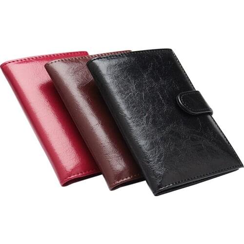 Solid Hasp Travel Passport Cover Card Case Women Men Travel Credit Card Holder Travel ID&Document Passport Holder