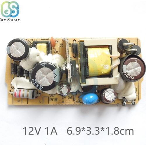 Switching Power Supply Circuit Board AC-DC 12V 1A 1000MA/1.2A 1200MA DC Voltage Regulator Module For Monitor 110V 220V 50/60HZ