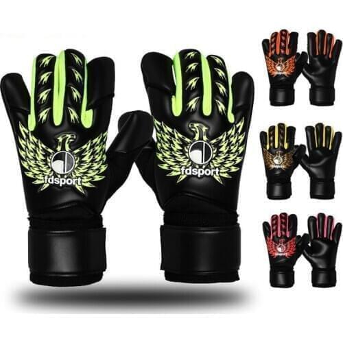 Full Latex Goalkeeper Gloves Thickened Soccer Goalie Gloves With Finger Protection Football Goal keeper