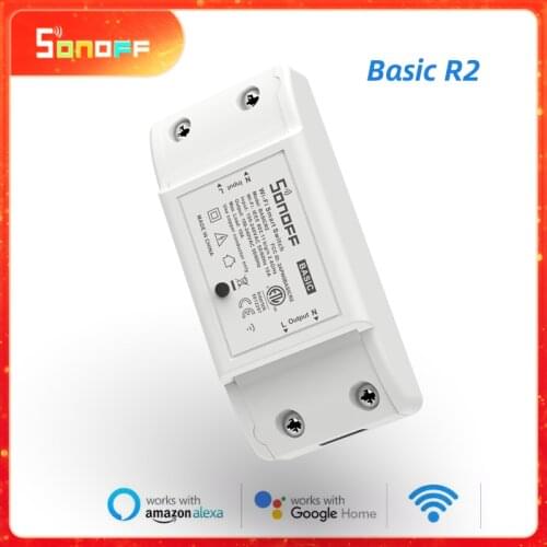 SONOFF Basic Smart Home Wireless WiFi Switch Ewelink APP ITEAD Remote Control Smart Home Automation With Alexa Google Home