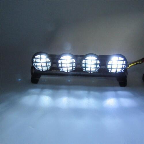LED Roof Light Bar Spotlight Searchlight for MN D90 D91 D99S RC Car Parts Accessories