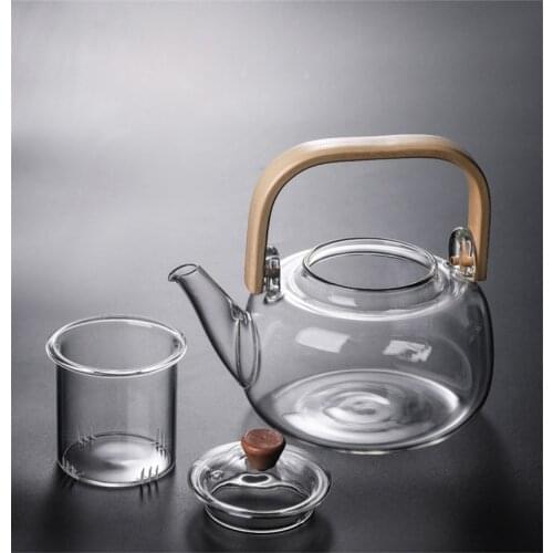 Borosilicate Heat-Resistant Glass Filter Tea Pots Electric Pottery Tea Maker Japanese Style Thickening Household Thermos