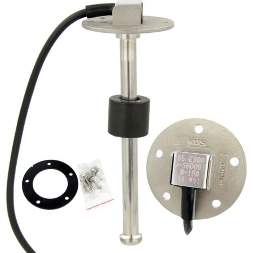 Universal Fuel Level Sensor Sending Unit Boat Car Fuel Gauge Sender 0-190ohms Stainless Steel 316