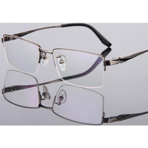 Viodream Pure titanium ultra light reading eyeglasses frame men business fashion myopia eye glasses frames T9023 free shipping