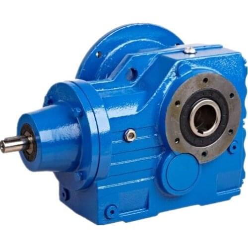 High quality flange mounted K series KA67 K67 helical bevel gear speed reducer with 3kw motor