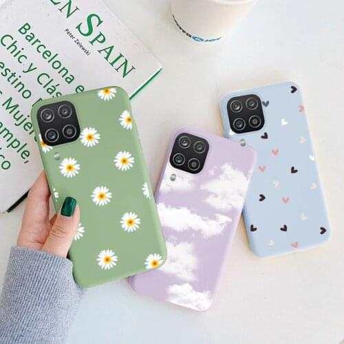 For Samsung Galaxy F12 M12 Case Avocado Soft TPU Phone Cover For Samsung F M 12 GalaxyF12 GalaxyM12 Fundas Bumper Bags Shell