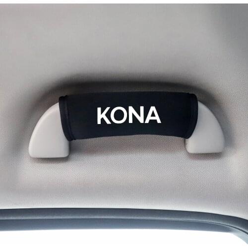 Car door handle cover, roof handle cover, four seasons universal plush handle gloves for Hyundai Kona