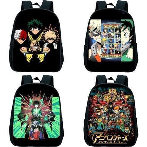 Child My Hero Academia Backpack Kids All Might Kindergarten Schoolbag Deku Primary Bookbag Rucksack Children Back to School Gift