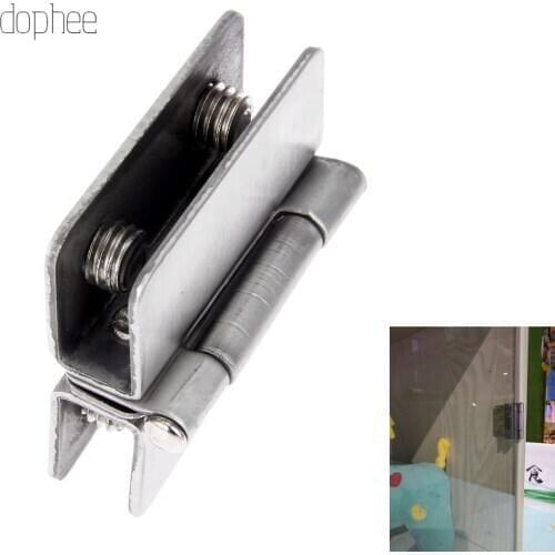 Dophee 2pcs Mini Door Hinges Cabinet Drawer Jewellery Box Mini Hinge With Screws For Furniture Hardware