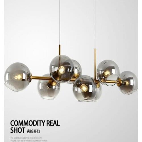 European Novelty Magic Bean Pendant Light Individuality Restaurant Lobby Luxury Bar Cafe Home Decorate Hangning Lamps