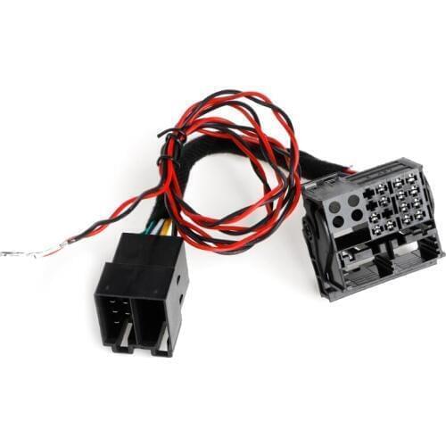 ISO To Quadlock Canbus Adapter Switch Cable RCD330 RCD510 RCD310 RNS510 for Jetta for Golf for Tiguan for Passat CC
