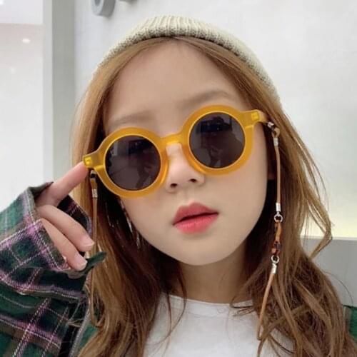 Retro Round Sunglasses For Kids Boys Girls Eyeglasses Child Sun Glasses Baby Shades Eyewear UV Protection Oculos Gafa