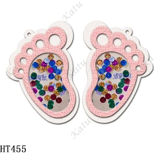 Little feet Shaker Toys-Cutting dies - Die Cutting And Wooden Mold,HT455 Suitable For Common Die Cutting Machines On The Market